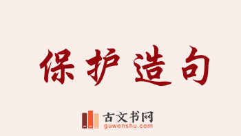 用保护造句「保护」相关的例句（共171条）