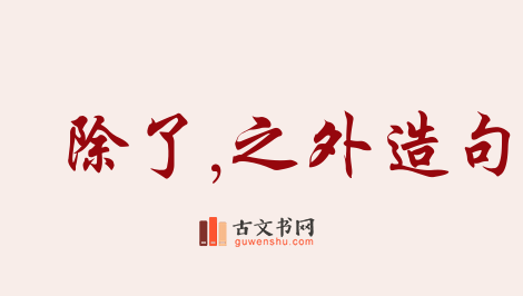 用除了,之外造句「除了,之外」相关的例句（共159条）