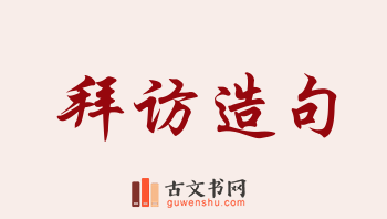 用拜访造句「拜访」相关的例句（共159条）