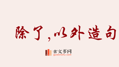 用除了,以外造句「除了,以外」相关的例句（共190条）